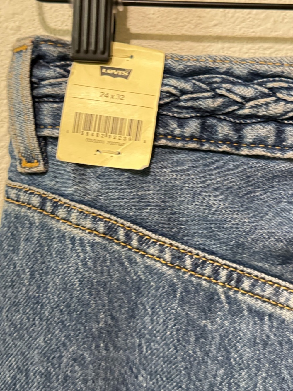 Levi's Ribcage Wide Leg Braided high waist Jeans size 24 NWT - Picture 14 of 14